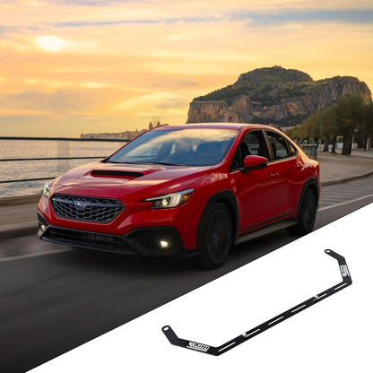 2022+ Subaru WRX VB with the vehicle-specific KAP fire extinguisher bracket shown inset