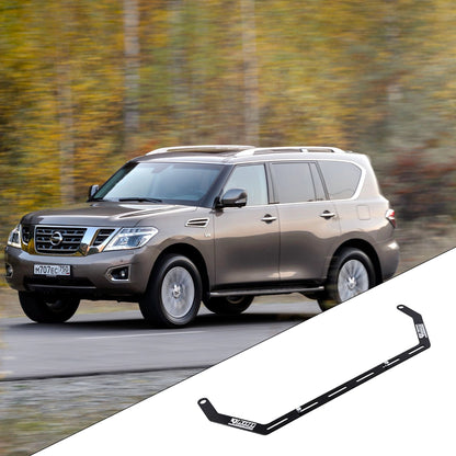 2016-2024 Nissan Armada Y62 with the vehicle-specific KAP fire extinguisher bracket shown inset