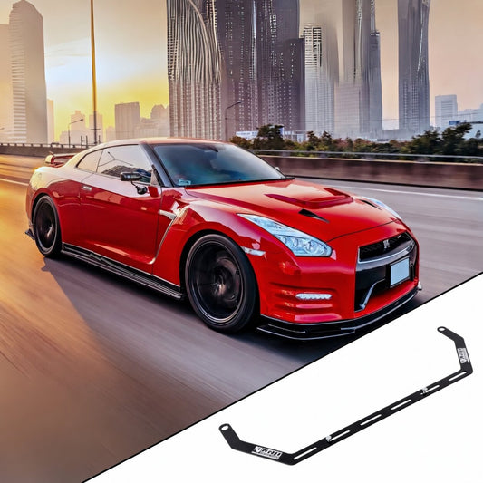 2009-2024 Nissan GT-R R35 with the vehicle-specific KAP fire extinguisher bracket shown inset