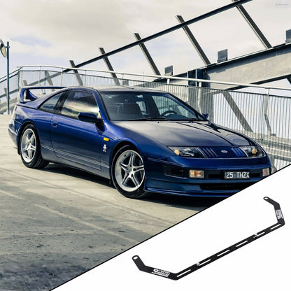 1990-1996 Nissan 300ZX Z32 with the vehicle-specific KAP fire extinguisher bracket shown inset
