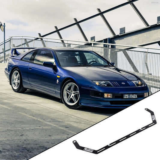 1990-1996 Nissan 300ZX Z32 with the vehicle-specific KAP fire extinguisher bracket shown inset