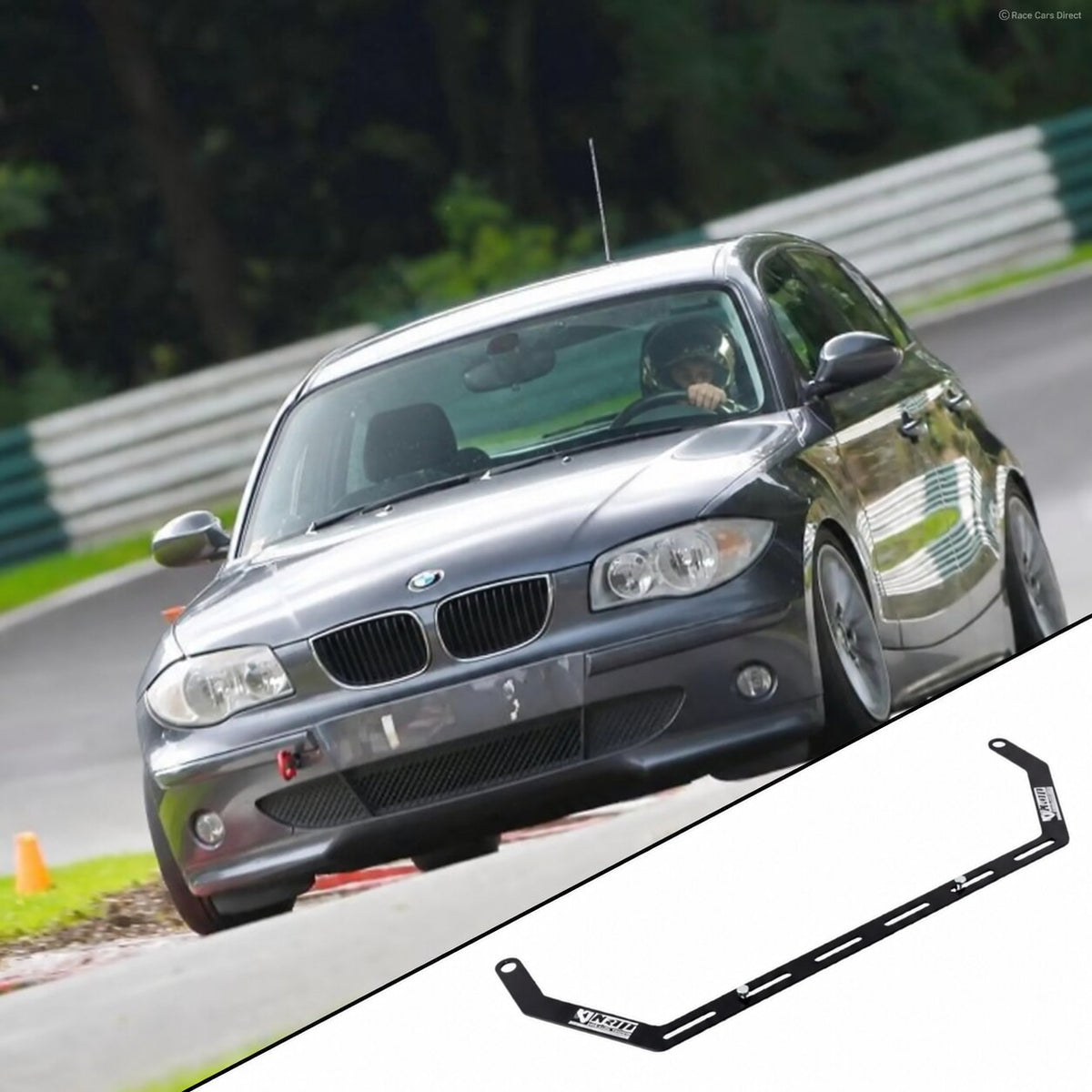 2008-2013 BMW 1 Series E81 / E82 / E87 / E88 with the vehicle-specific KAP fire extinguisher bracket shown inset