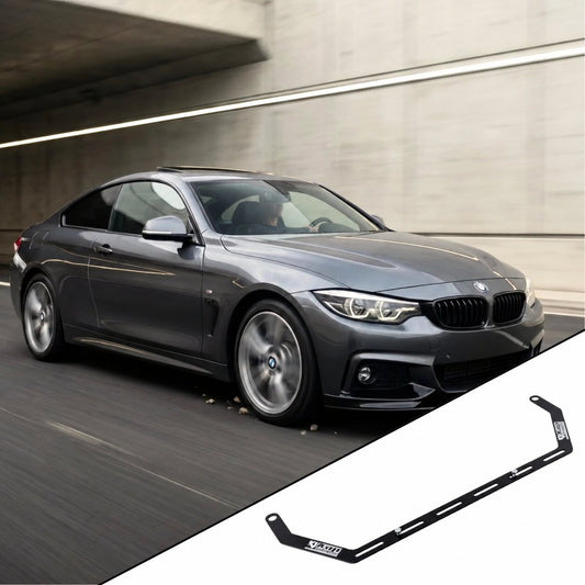 2014-2020 BMW 4 Series F32 / F33 / F36 with the vehicle-specific KAP fire extinguisher bracket shown inset