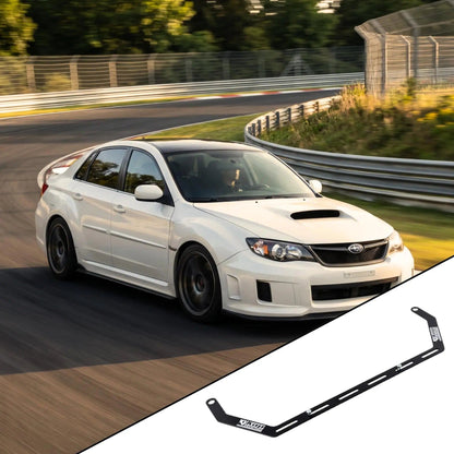 2011-2014 Subaru Impreza WRX / STI GV with the vehicle-specific KAP fire extinguisher bracket shown inset