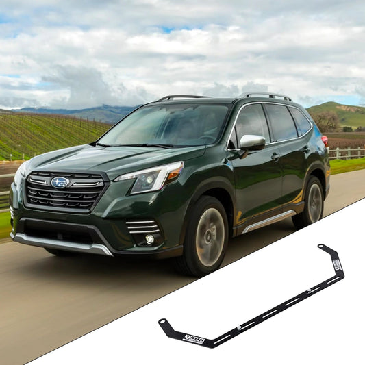 2019-2024 Subaru Forester SK with the vehicle-specific KAP fire extinguisher bracket shown inset